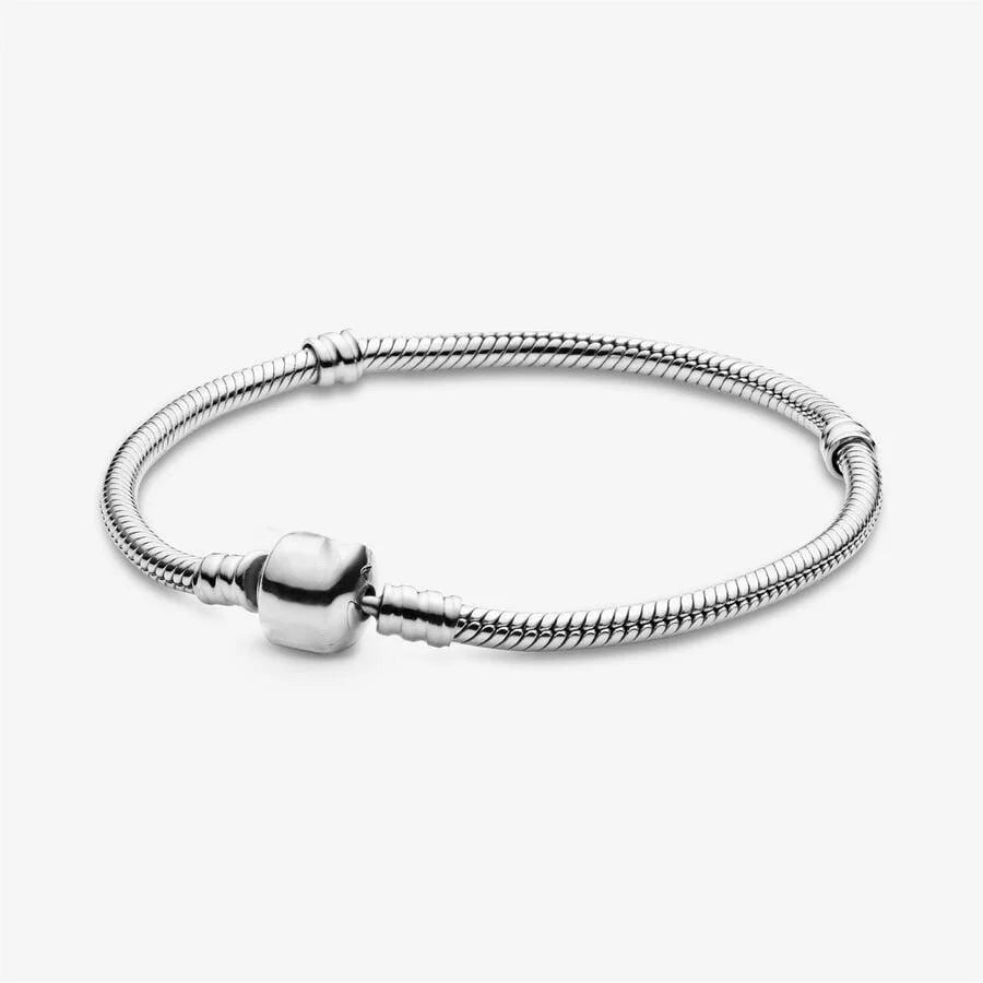 Disney geïnspireerde 925 zilverkleurige bedelarmband – Luxe armband met natuursteen & charms voor dames