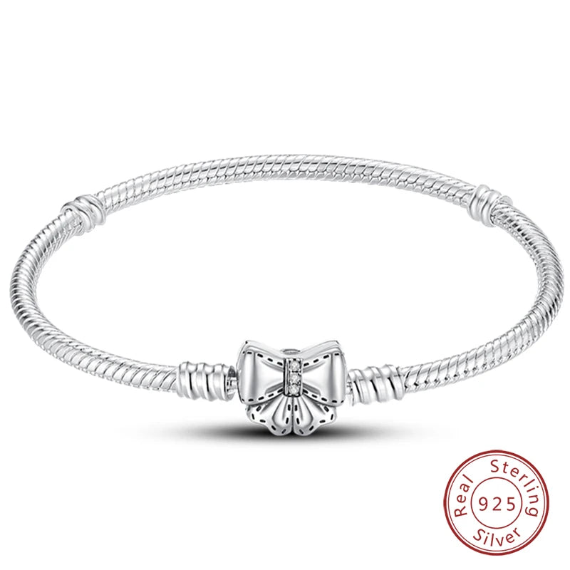 925 Sterling zilveren “Forever Love” hartarmband – Ster, maan, vliegtuig & aarde charms voor dames
