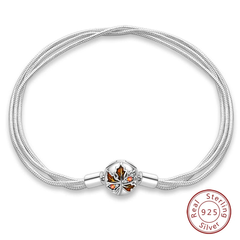 925 sterling zilveren bedelarmband – Ster, maan, zon & klavertje vier met groene zirconia