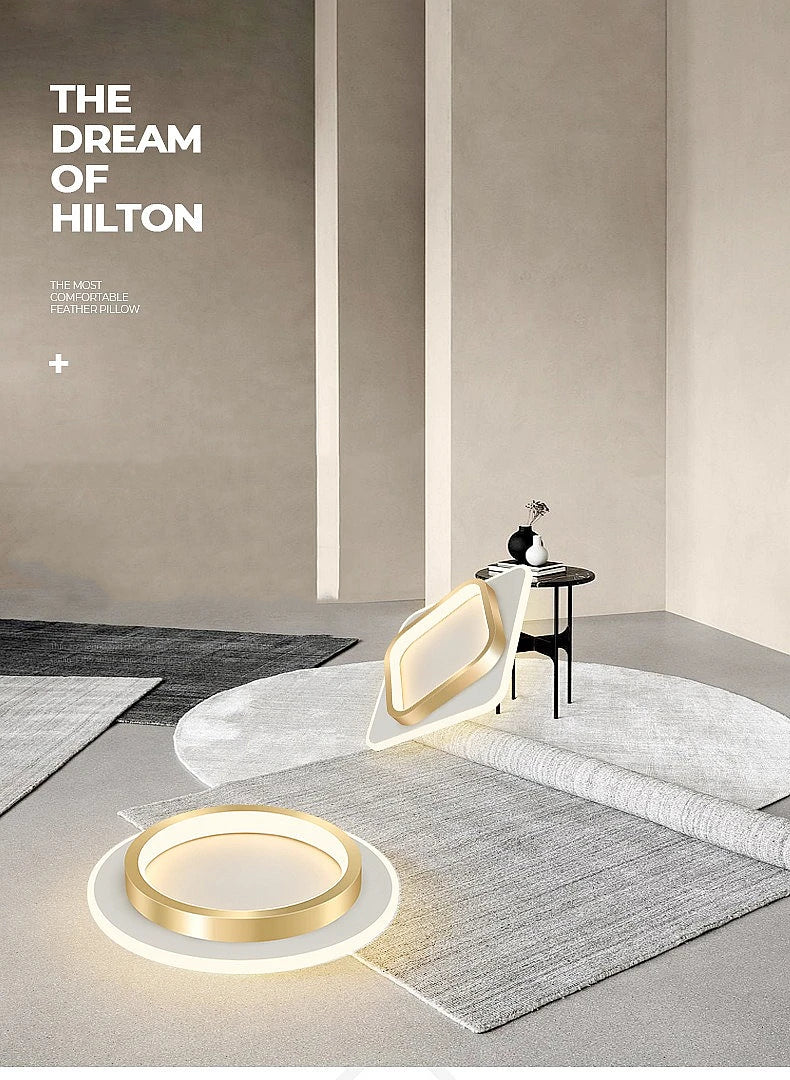 Moderne luxe LED plafondlamp goud – Nordic gang- & corridorverlichting voor hal en trap