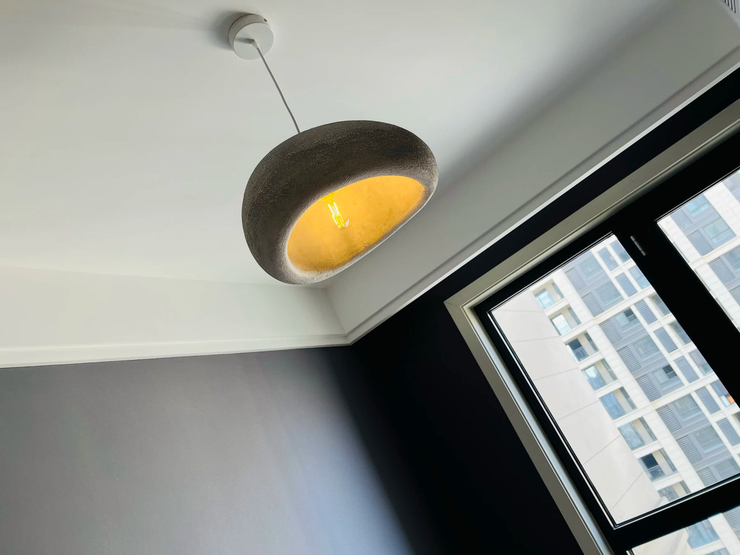 Nordic Wabi Sabi hanglamp – moderne LED pendant lamp voor eetkamer, woonkamer & slaapkamer