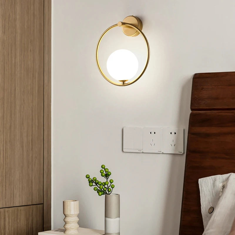 Moderne LED wandlamp voor slaapkamer – G9 lamp inbegrepen | Nordic stijl wandverlichting