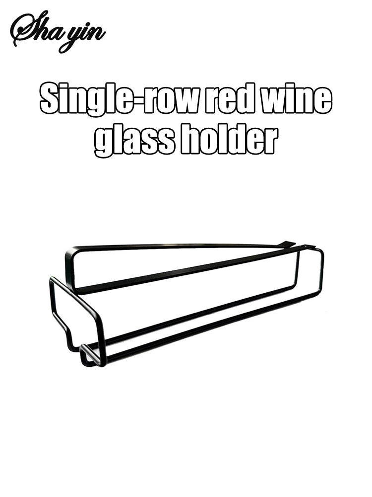 Wijn­glashouder zonder boren – omgekeerde hangende glazenhouder voor bar & keuken