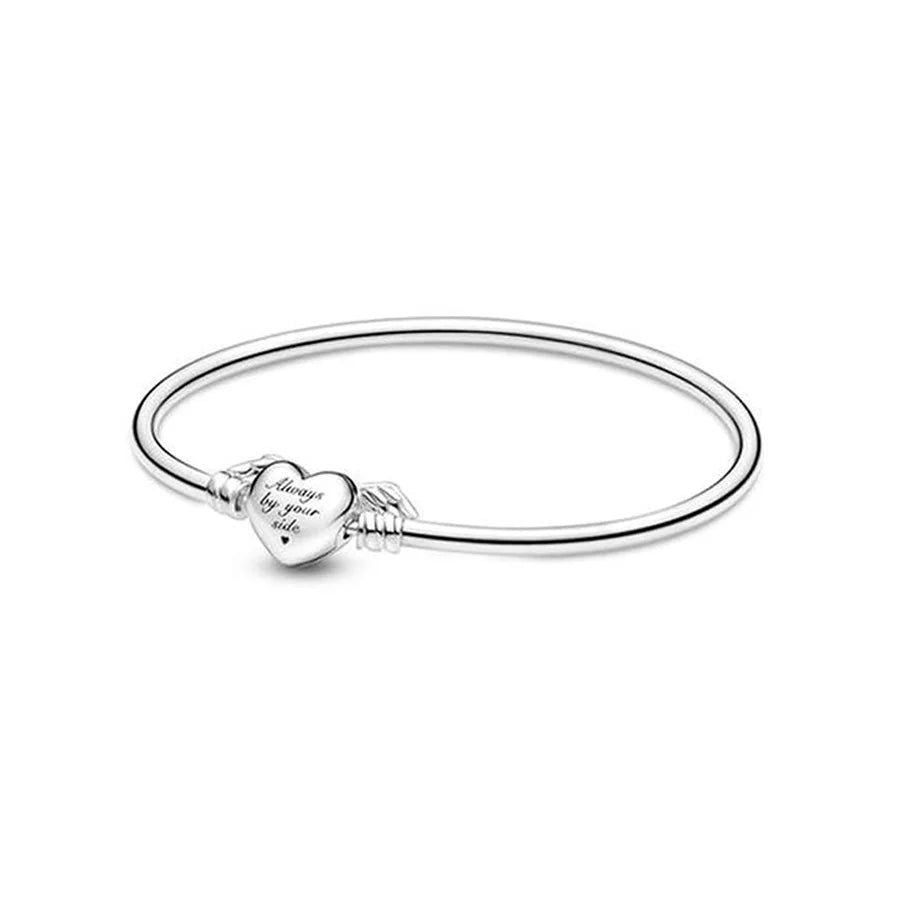 Disney geïnspireerde 925 zilverkleurige bedelarmband – Luxe armband met natuursteen & charms voor dames