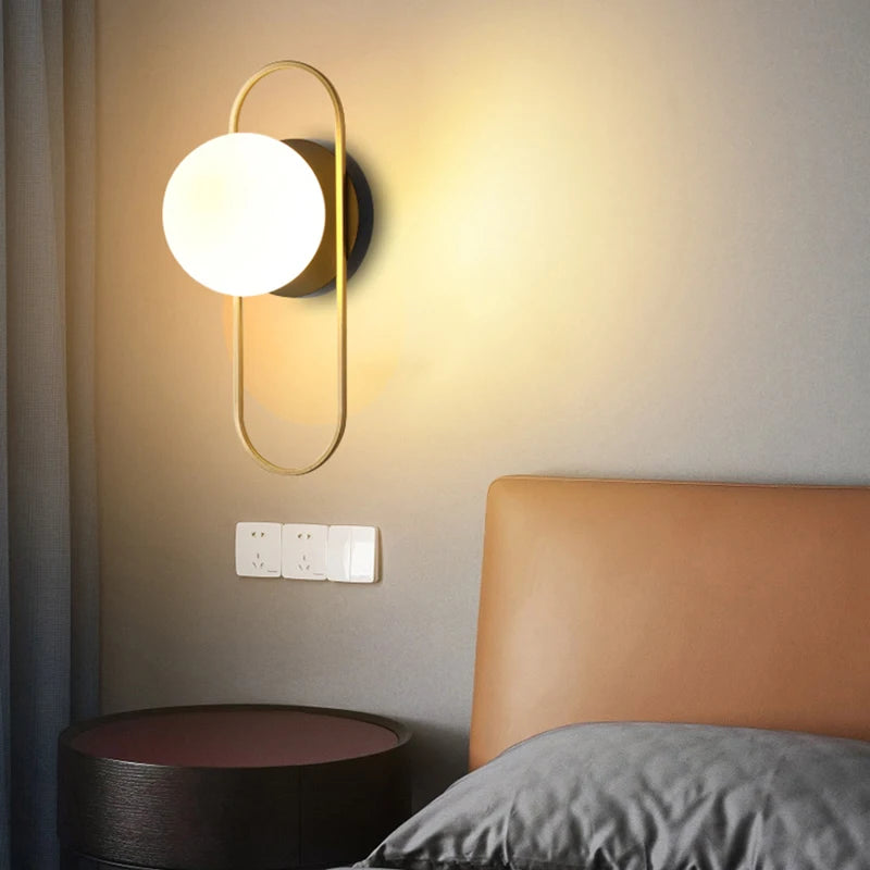 Moderne LED wandlamp voor slaapkamer – G9 lamp inbegrepen | Nordic stijl wandverlichting