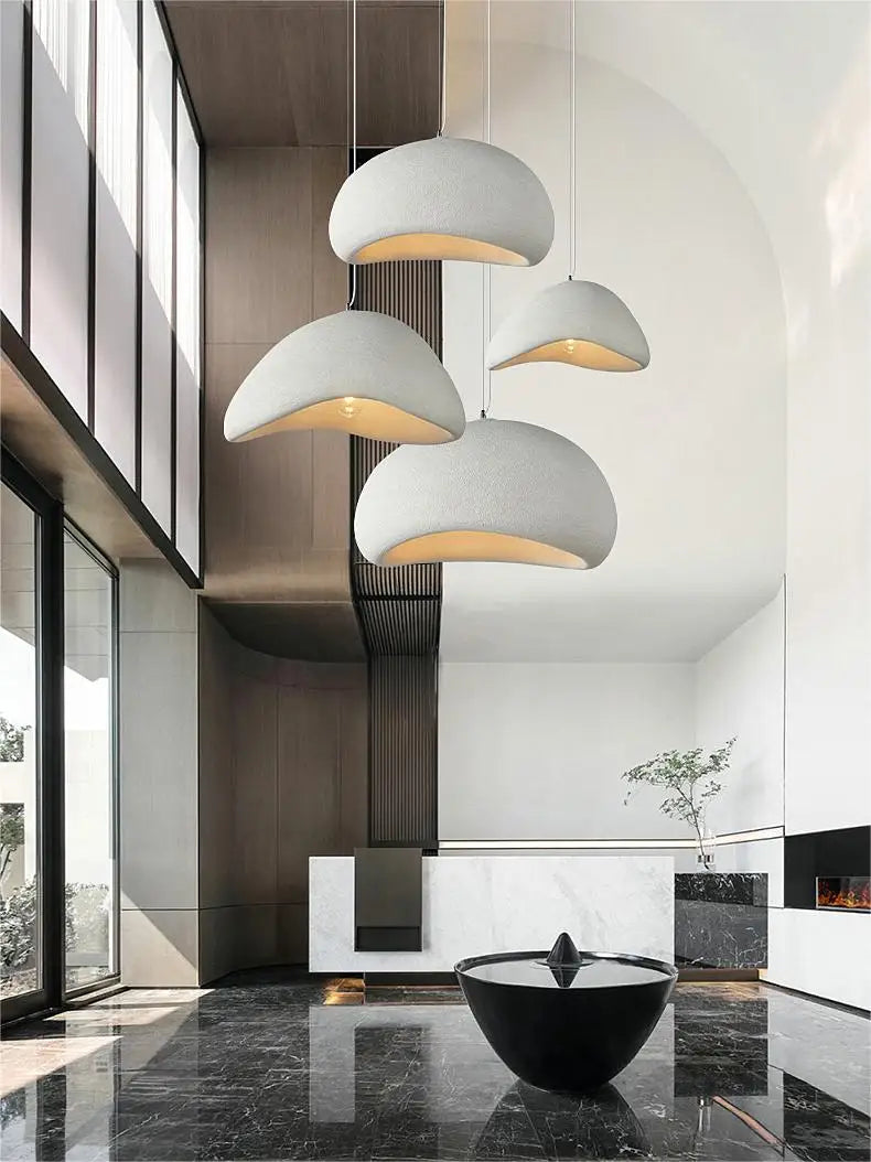 Nordic Wabi Sabi hanglamp – moderne LED pendant lamp voor eetkamer, woonkamer & slaapkamer