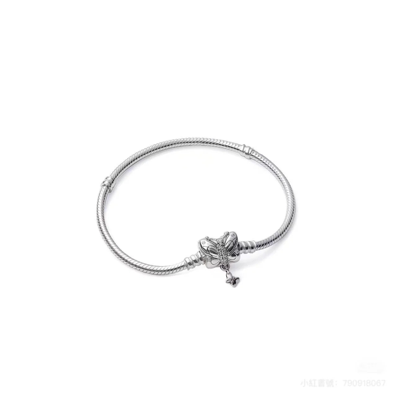 Disney geïnspireerde 925 zilverkleurige bedelarmband – Luxe armband met natuursteen & charms voor dames