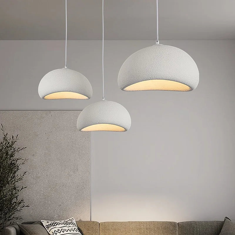 Nordic Wabi Sabi hanglamp – moderne LED pendant lamp voor eetkamer, woonkamer & slaapkamer