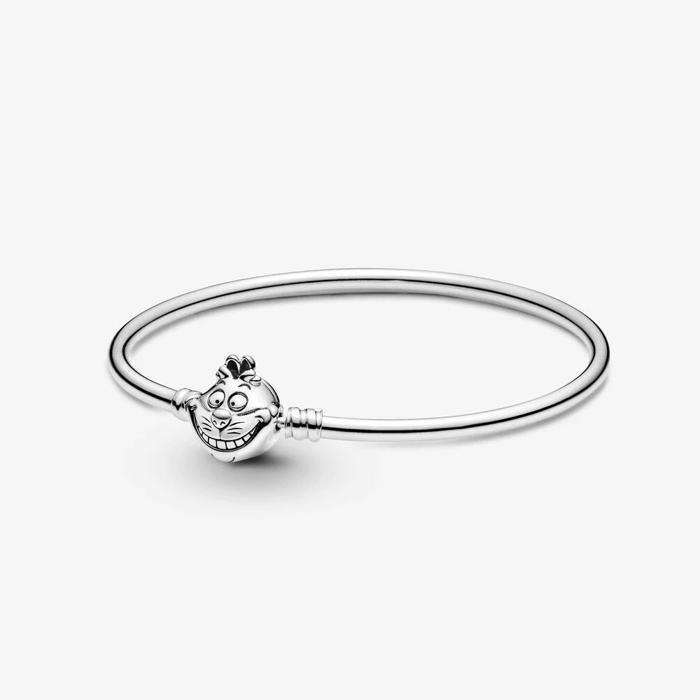 Disney geïnspireerde 925 zilverkleurige bedelarmband – Luxe armband met natuursteen & charms voor dames