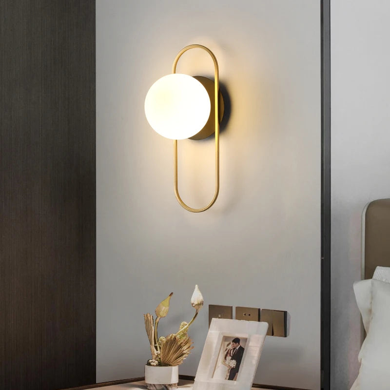 Moderne LED wandlamp voor slaapkamer – G9 lamp inbegrepen | Nordic stijl wandverlichting
