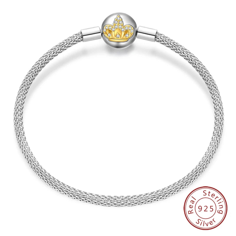 925 sterling zilveren bedelarmband – Ster, maan, zon & klavertje vier met groene zirconia