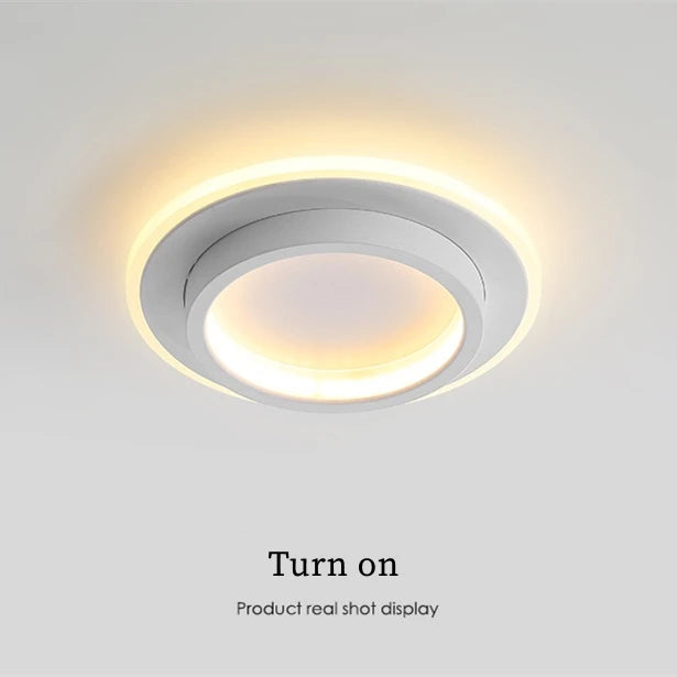 Moderne luxe LED plafondlamp goud – Nordic gang- & corridorverlichting voor hal en trap