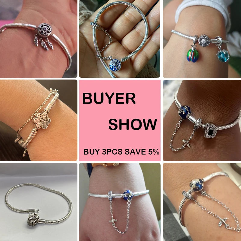 925 sterling zilveren bedelarmband – Ster, maan, zon & klavertje vier met groene zirconia