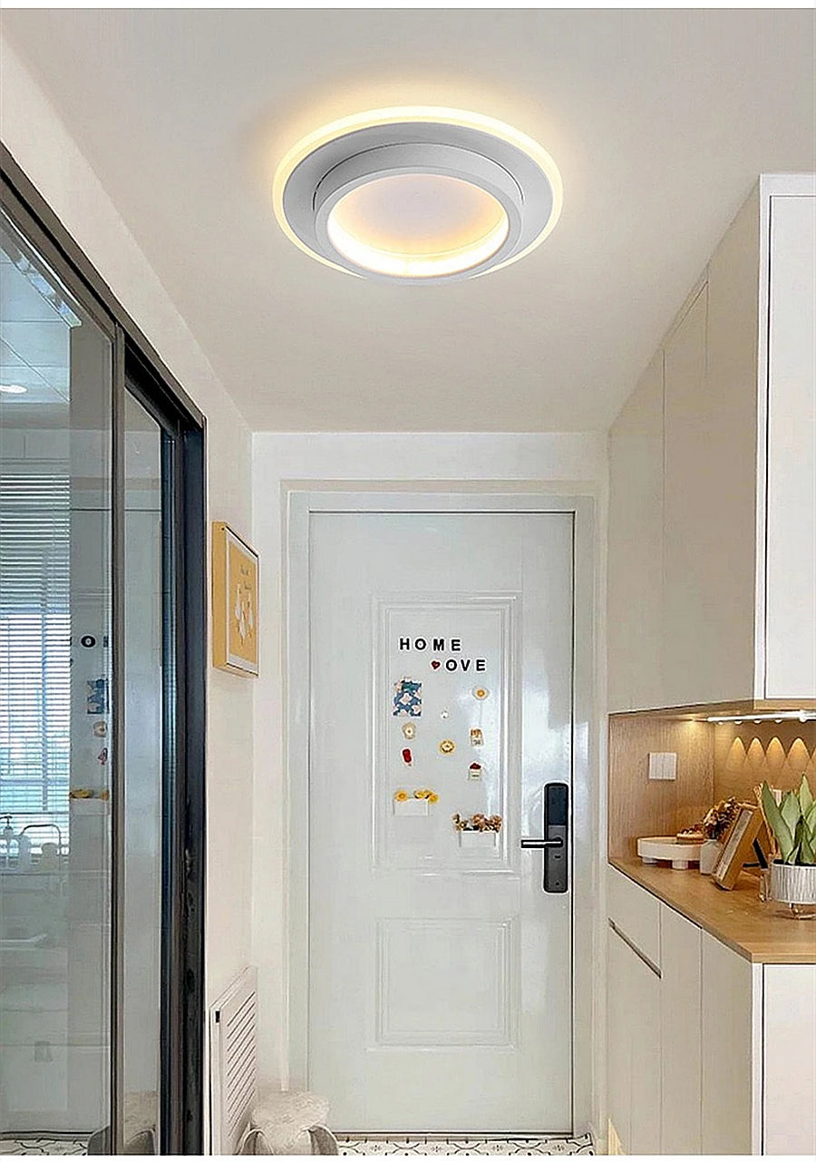 Moderne luxe LED plafondlamp goud – Nordic gang- & corridorverlichting voor hal en trap