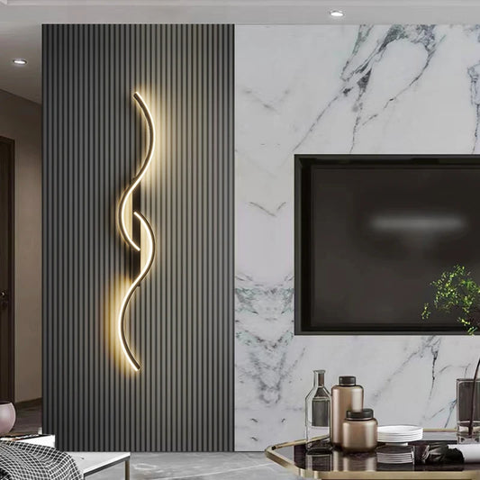 Moderne LED wandlamp – minimalistische lange wandverlichting voor slaapkamer & woonkamer