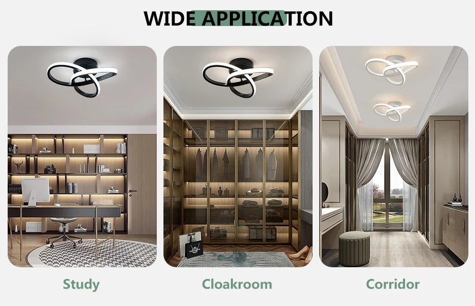 Moderne LED plafondlamp 3 lichtkleuren – opbouw plafondverlichting voor slaapkamer & eetkamer