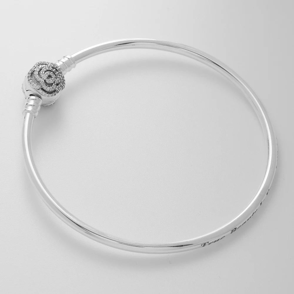 Disney geïnspireerde 925 zilverkleurige bedelarmband – Luxe armband met natuursteen & charms voor dames