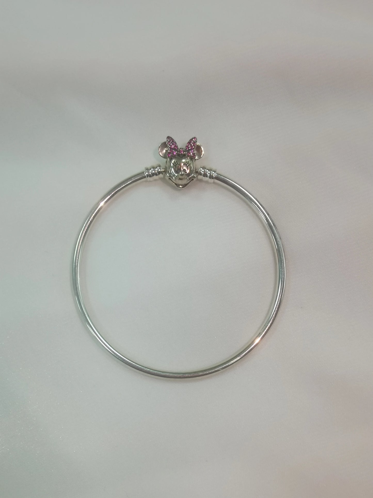 Disney geïnspireerde 925 zilverkleurige bedelarmband – Luxe armband met natuursteen & charms voor dames