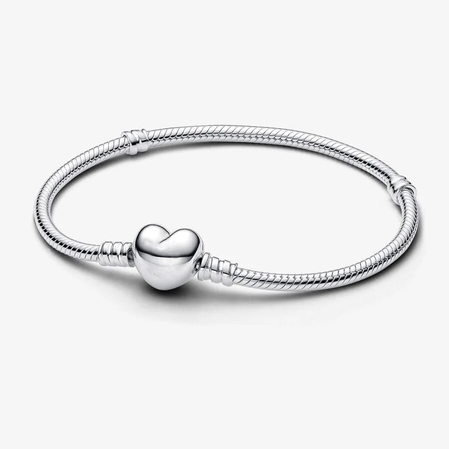 Disney geïnspireerde 925 zilverkleurige bedelarmband – Luxe armband met natuursteen & charms voor dames