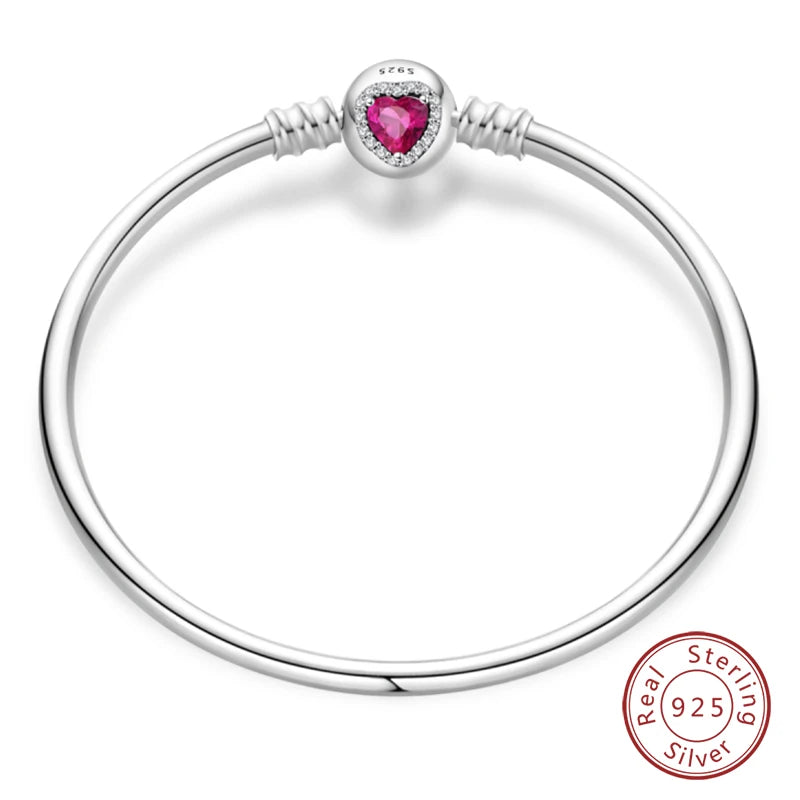 925 sterling zilveren bedelarmband – Ster, maan, zon & klavertje vier met groene zirconia