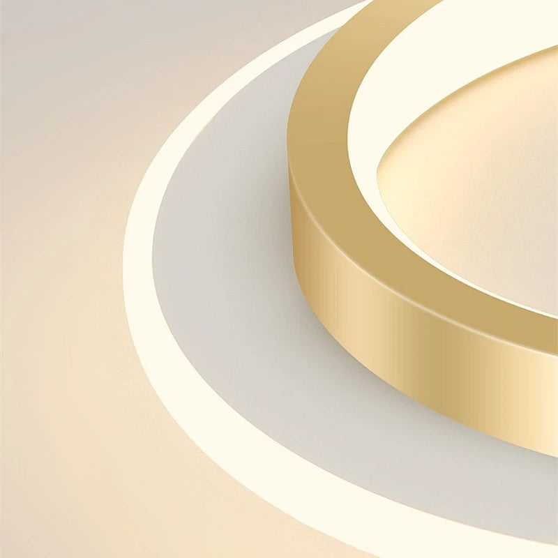 Moderne luxe LED plafondlamp goud – Nordic gang- & corridorverlichting voor hal en trap