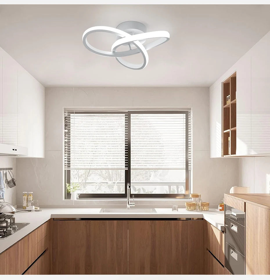 Moderne LED plafondlamp 3 lichtkleuren – opbouw plafondverlichting voor slaapkamer & eetkamer