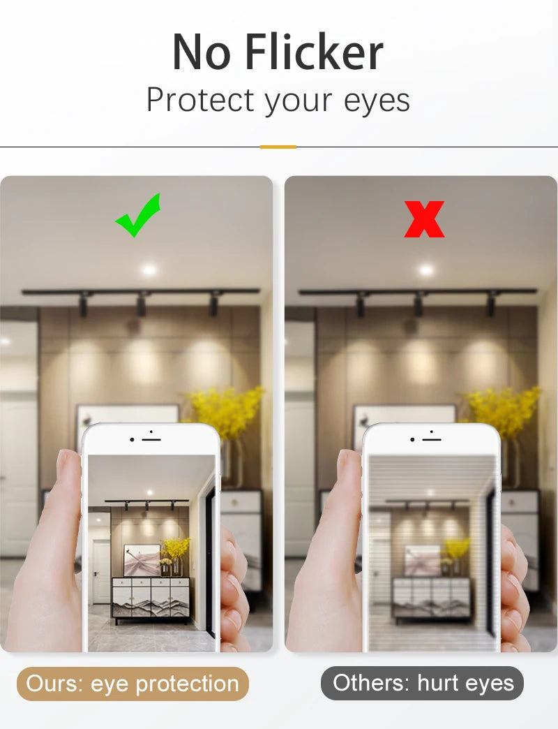 LED railspot 220V – 12W/20W/30W/40W plafond track verlichting voor woonkamer & keuken