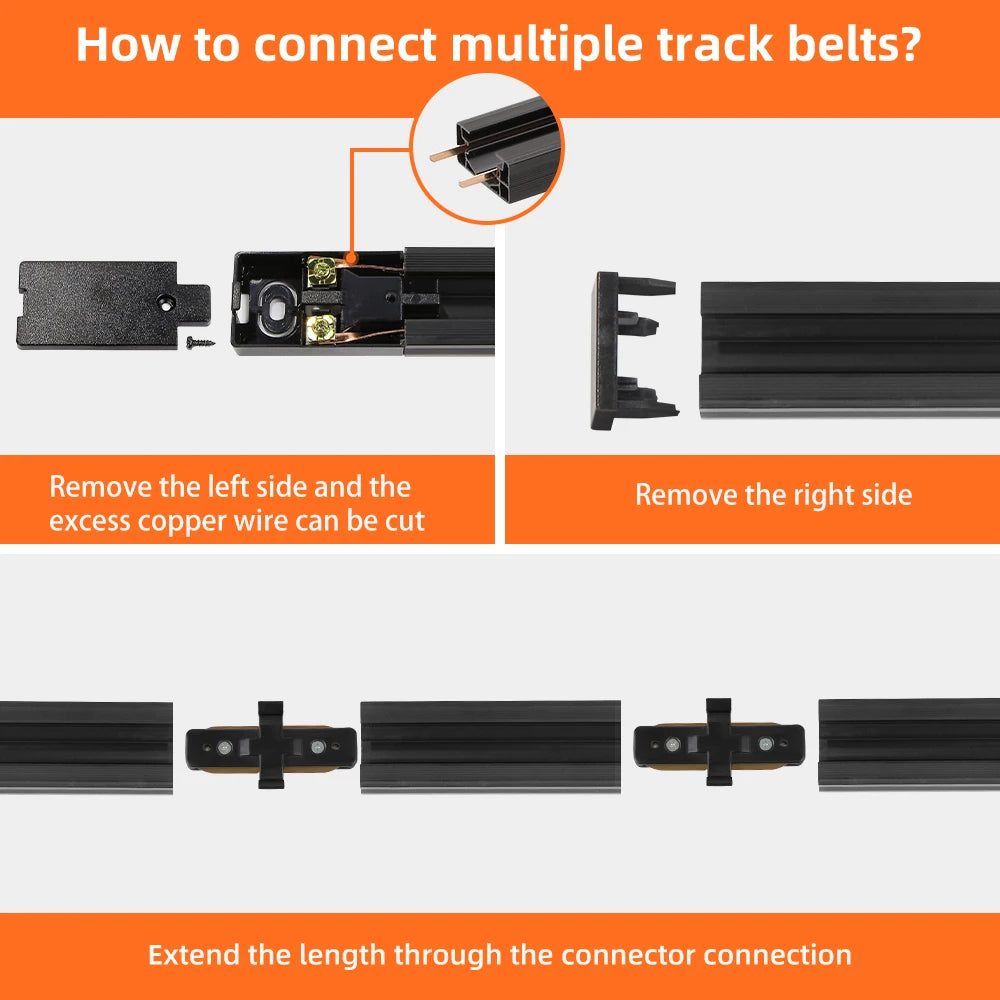 LED railspot 220V – 12W/20W/30W/40W plafond track verlichting voor woonkamer & keuken