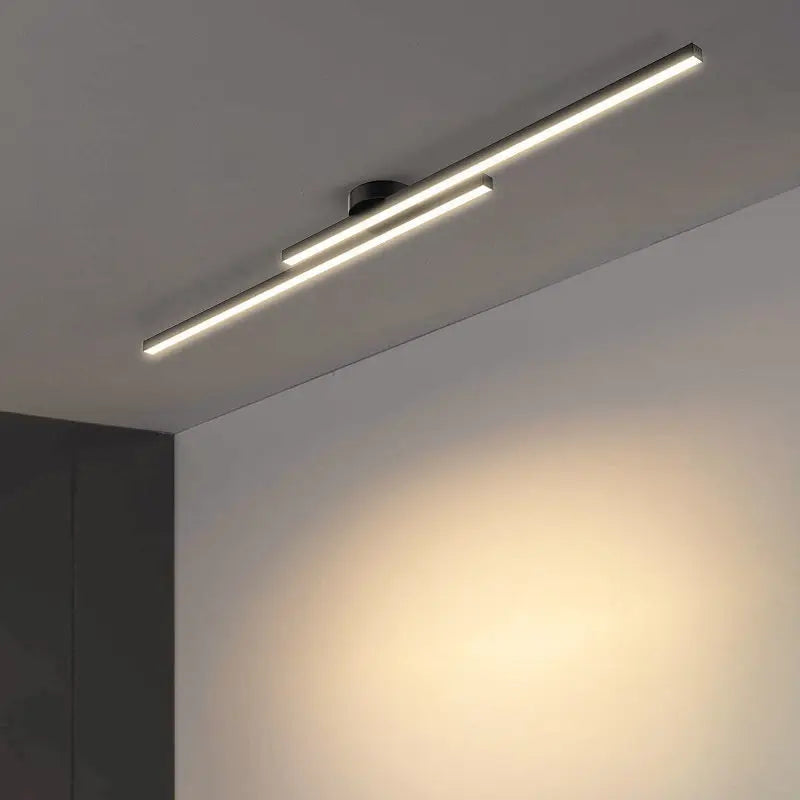 Langwerpige aluminium LED plafondlamp – moderne design plafondverlichting voor hal, kantoor & balkon