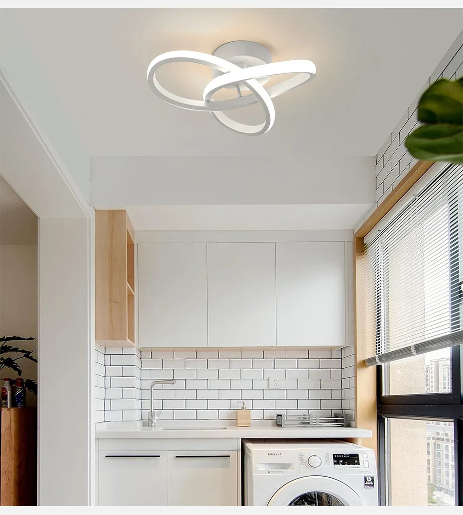 Moderne LED plafondlamp 3 lichtkleuren – opbouw plafondverlichting voor slaapkamer & eetkamer