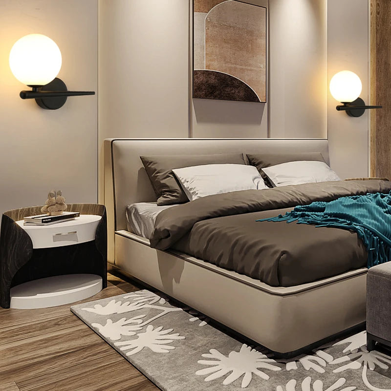 Moderne LED wandlamp voor slaapkamer – G9 lamp inbegrepen | Nordic stijl wandverlichting