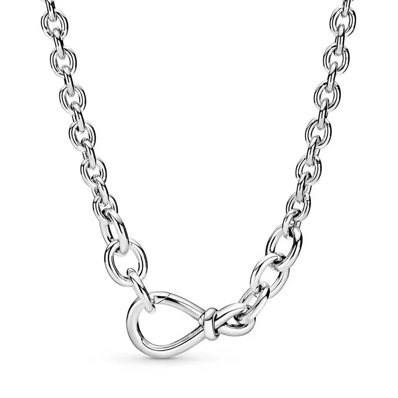 925 sterling zilveren slangenschakel ketting met hart hanger – klassieke charm ketting voor vrouwen