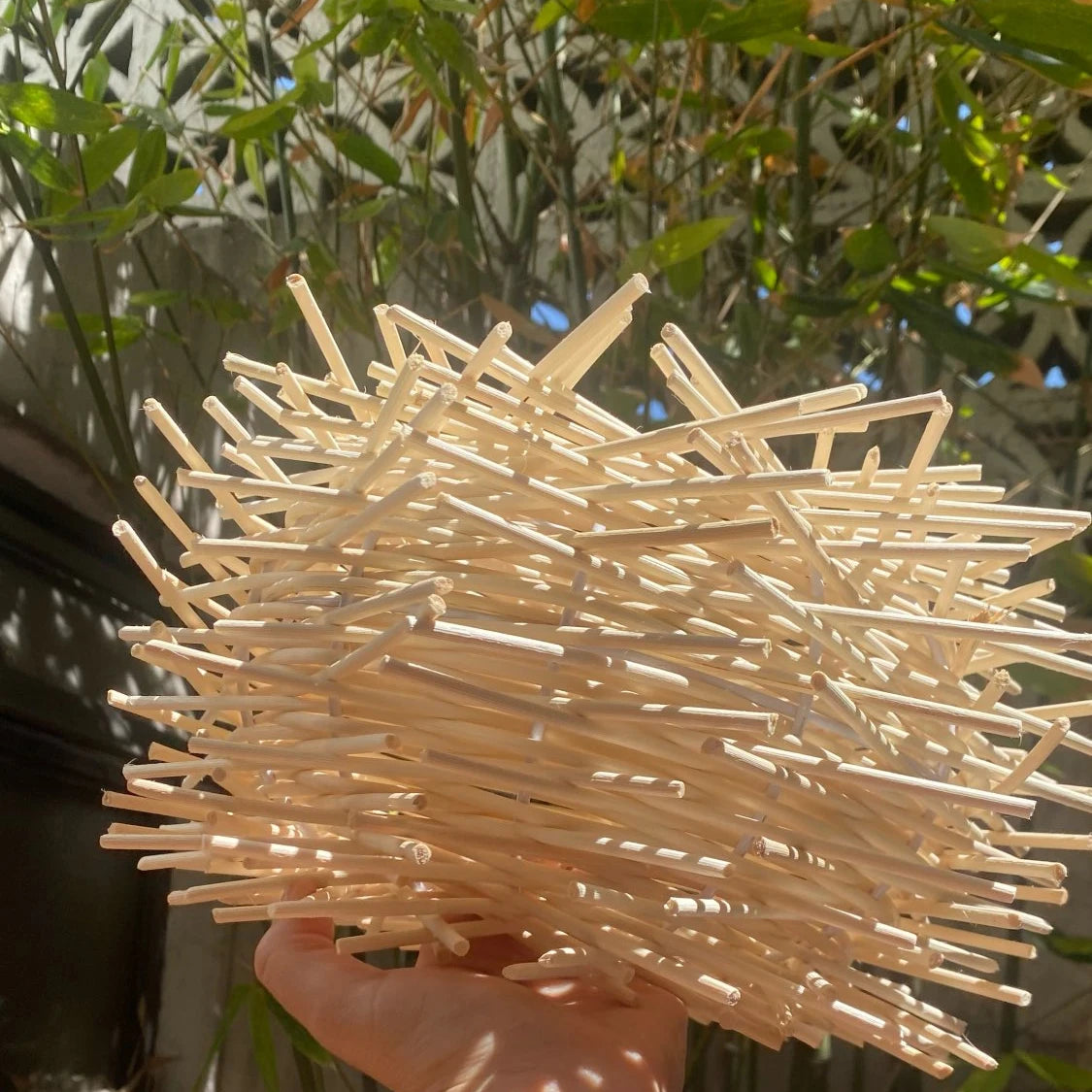 Rotan bamboe hanglamp – handgeweven natuurlijke pendant lamp voor woonkamer & slaapkamer