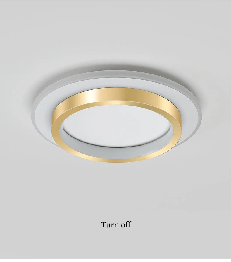 Moderne luxe LED plafondlamp goud – Nordic gang- & corridorverlichting voor hal en trap