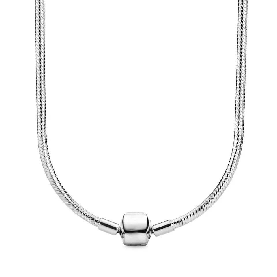 Disney-inspiratie Minnie & Mickey ketting – 925 sterling zilveren charm met strik en pompoen detail