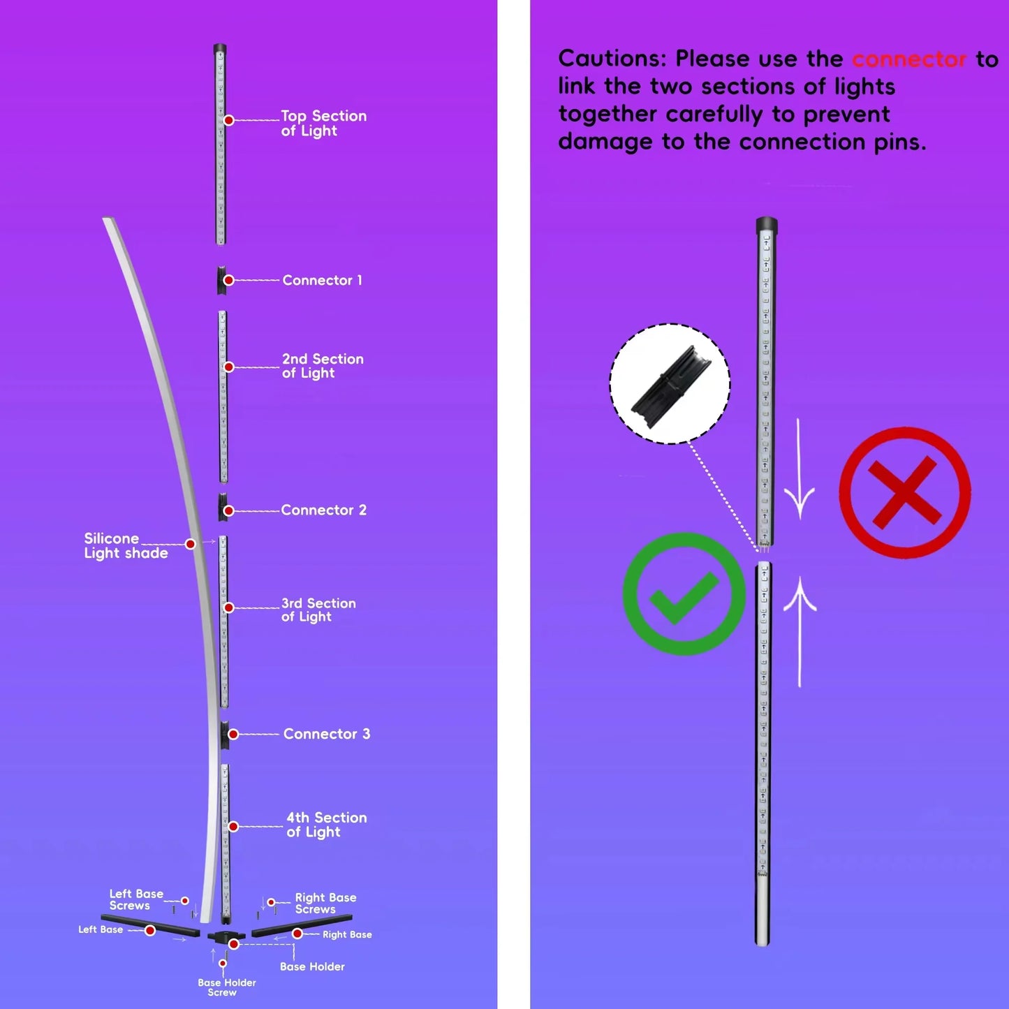 Slimme RGB LED hoekvloerlamp – muziek synchronisatie & app-bediening voor woonkamer