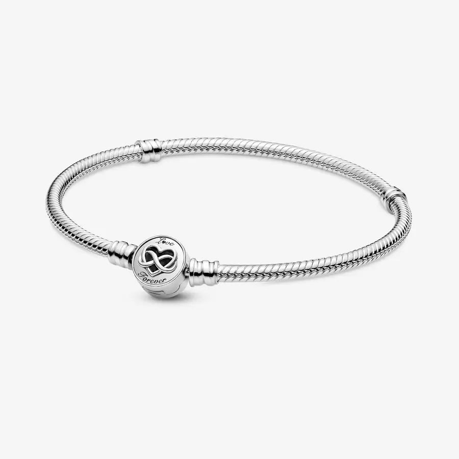 Disney geïnspireerde 925 zilverkleurige bedelarmband – Luxe armband met natuursteen & charms voor dames
