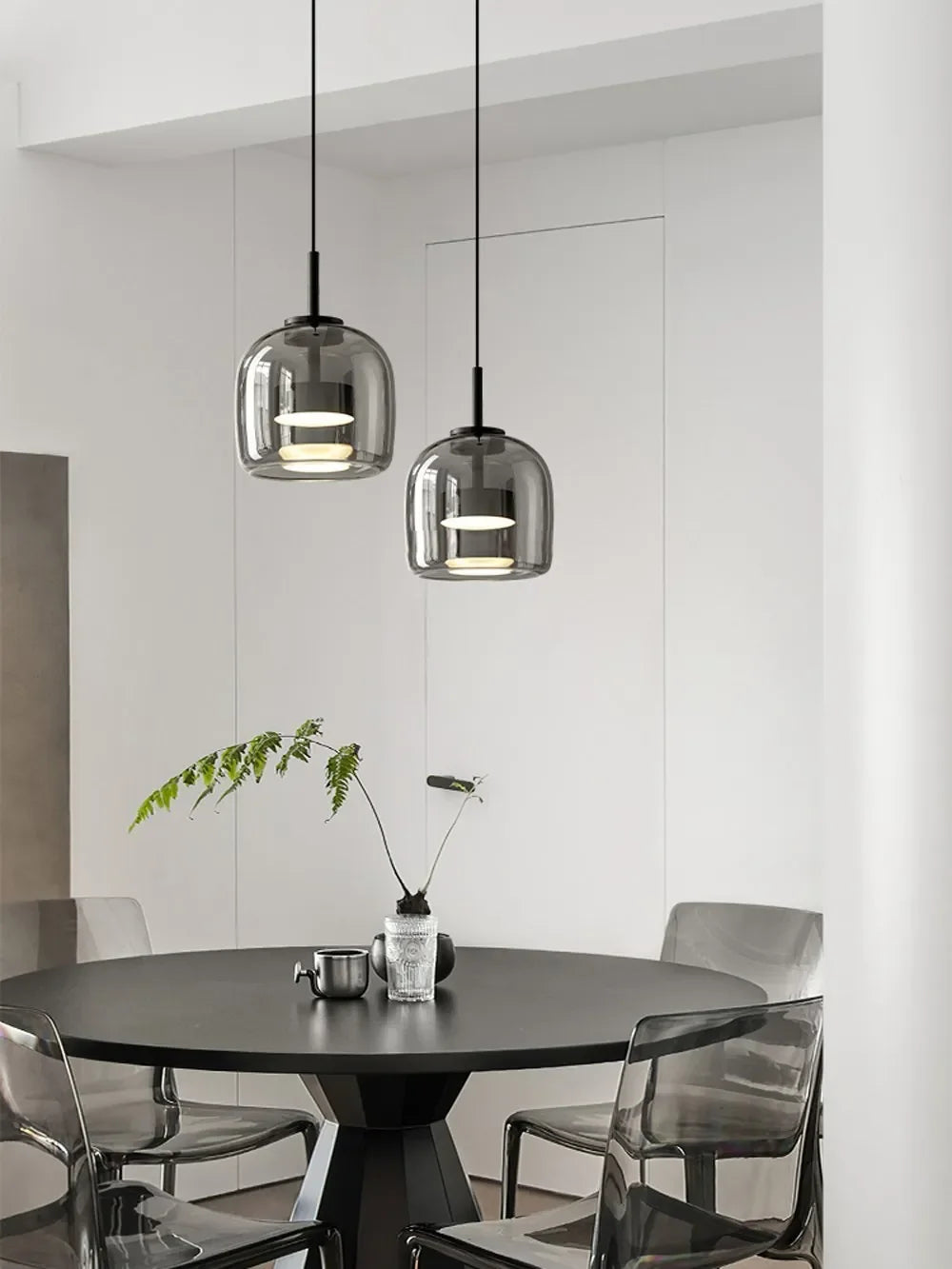 Nordic LED glazen hanglamp – moderne pendant verlichting voor restaurant, bar & interieur
