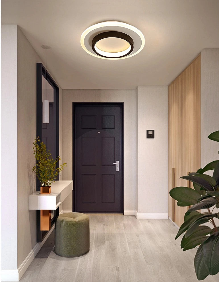 Moderne luxe LED plafondlamp goud – Nordic gang- & corridorverlichting voor hal en trap