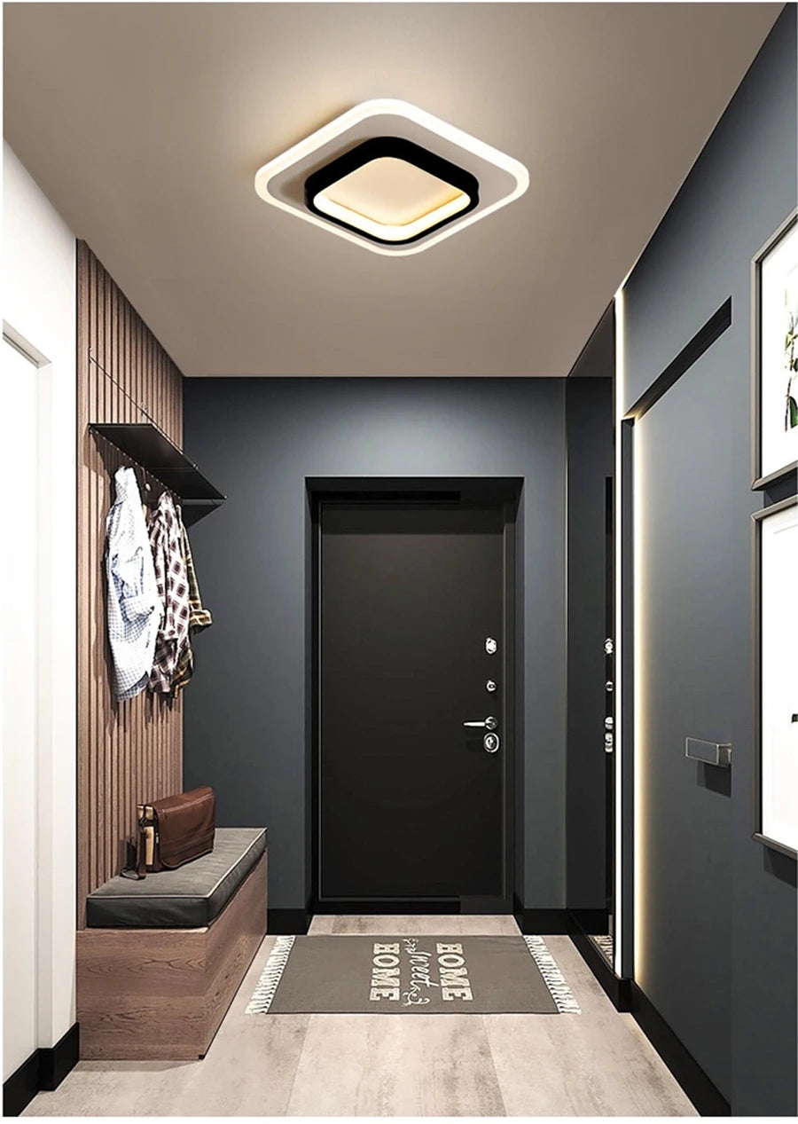 Moderne luxe LED plafondlamp goud – Nordic gang- & corridorverlichting voor hal en trap