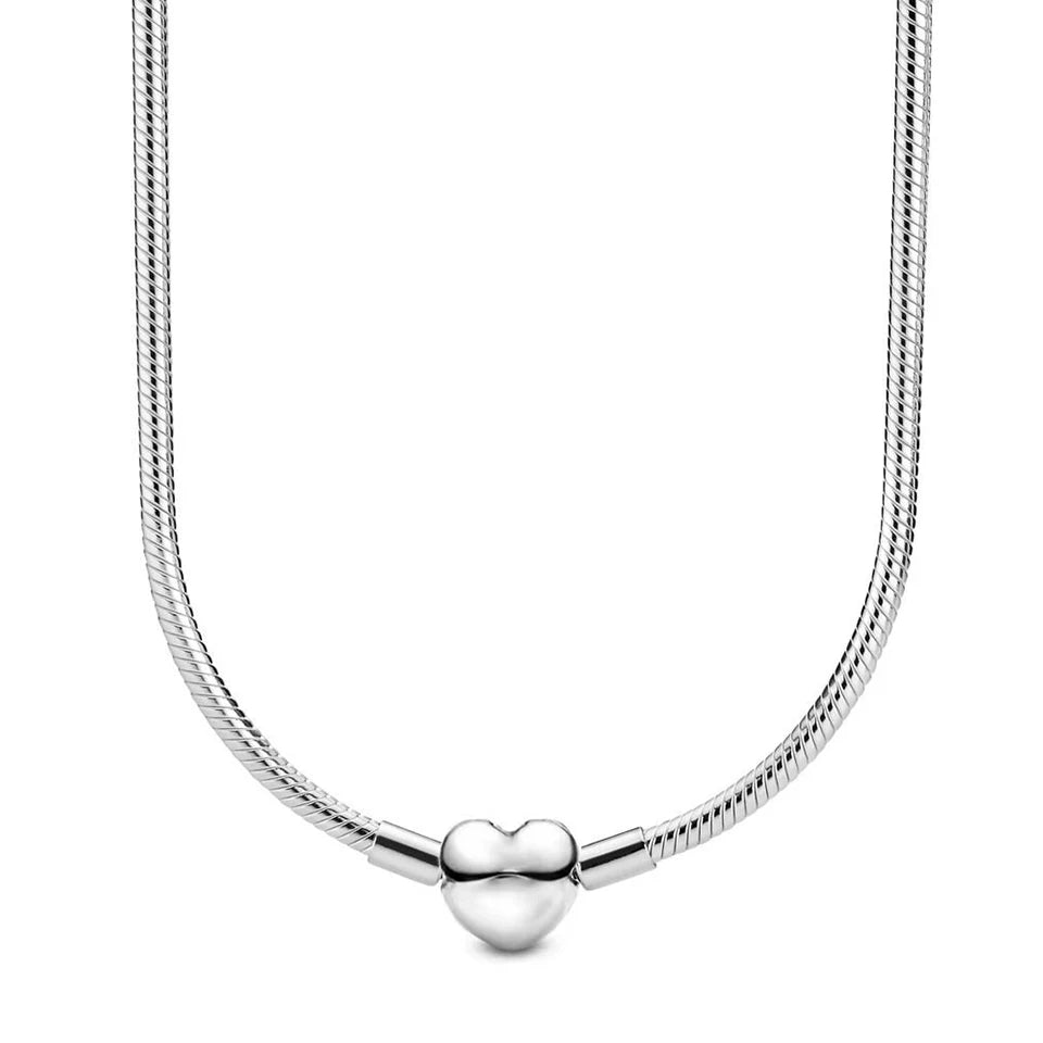 Disney-inspiratie Minnie & Mickey ketting – 925 sterling zilveren charm met strik en pompoen detail