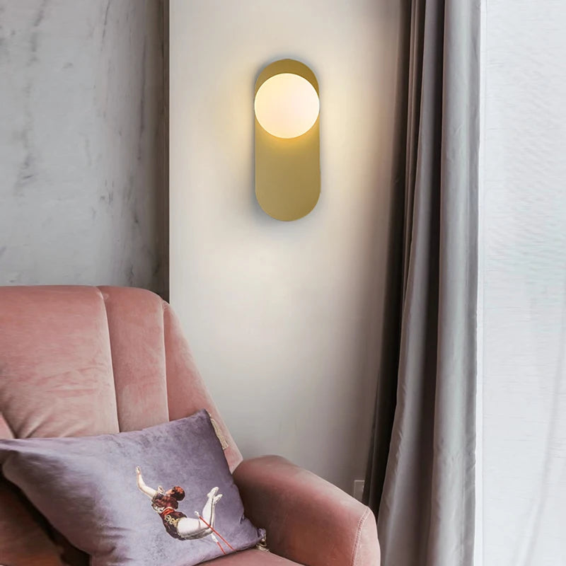 Moderne LED wandlamp voor slaapkamer – G9 lamp inbegrepen | Nordic stijl wandverlichting