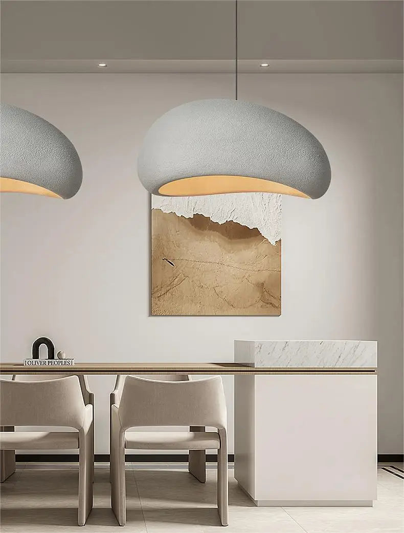 Nordic Wabi Sabi hanglamp – moderne LED pendant lamp voor eetkamer, woonkamer & slaapkamer