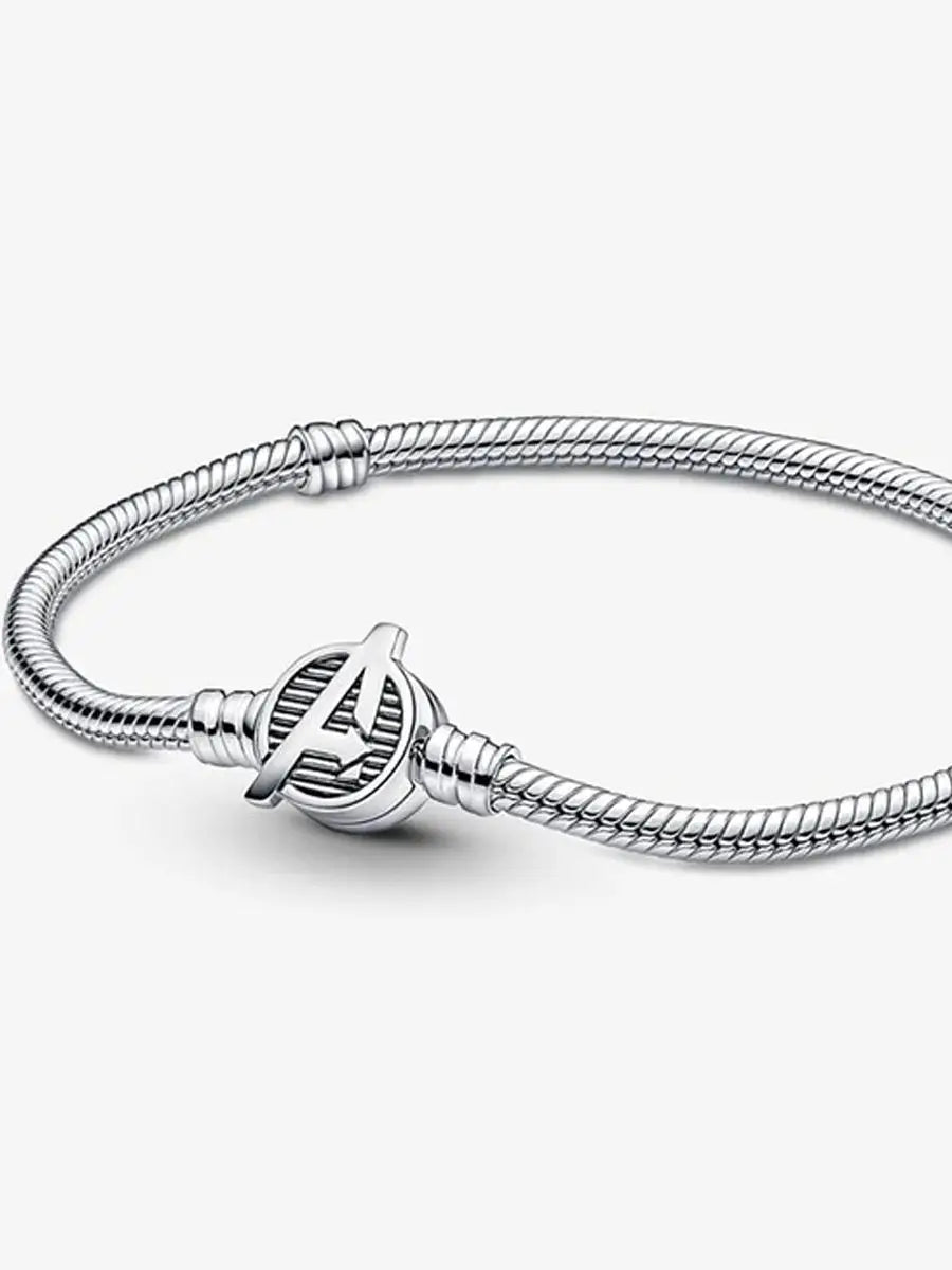 Disney geïnspireerde 925 zilverkleurige bedelarmband – Luxe armband met natuursteen & charms voor dames