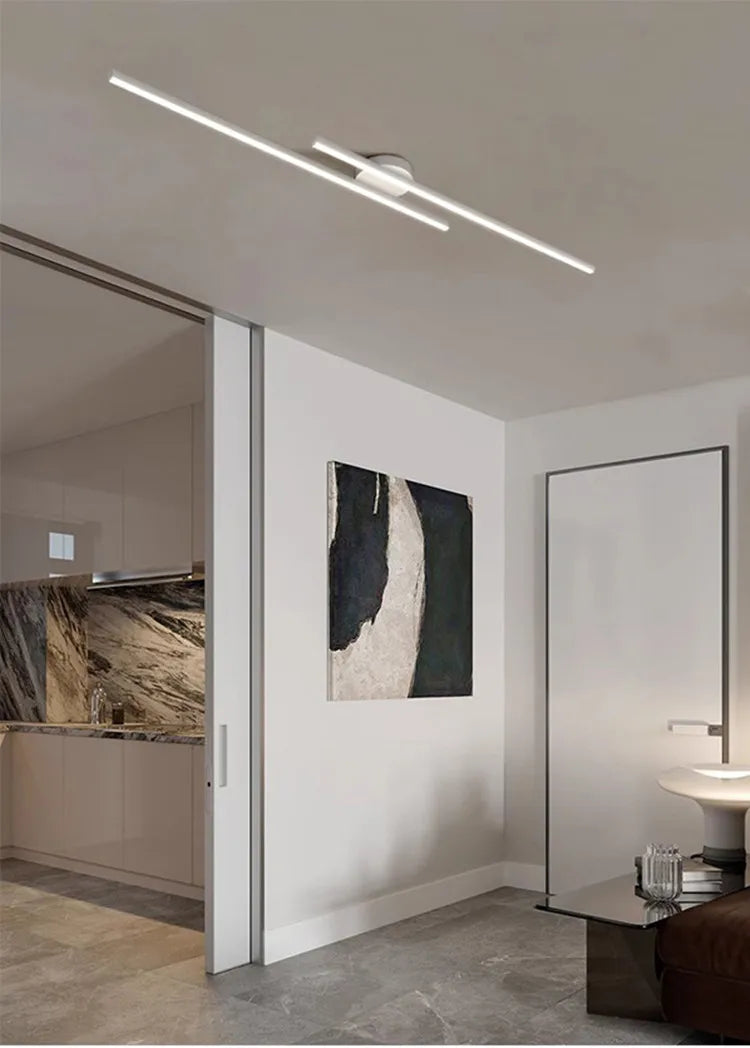 Langwerpige aluminium LED plafondlamp – moderne design plafondverlichting voor hal, kantoor & balkon
