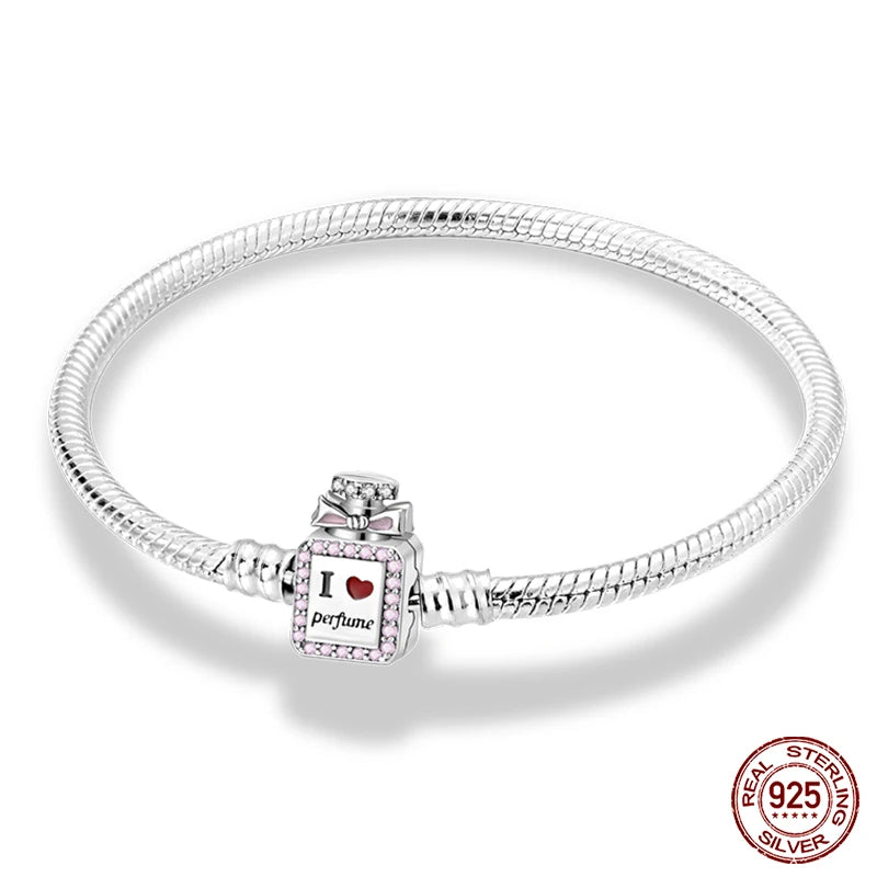 925 sterling zilveren bedelarmband – Ster, maan, zon & klavertje vier met groene zirconia
