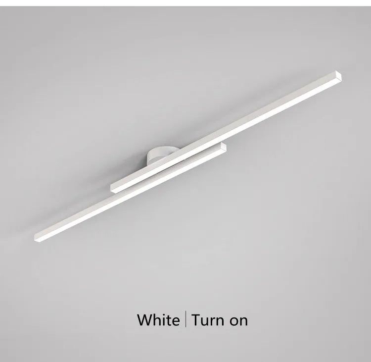 Langwerpige aluminium LED plafondlamp – moderne design plafondverlichting voor hal, kantoor & balkon