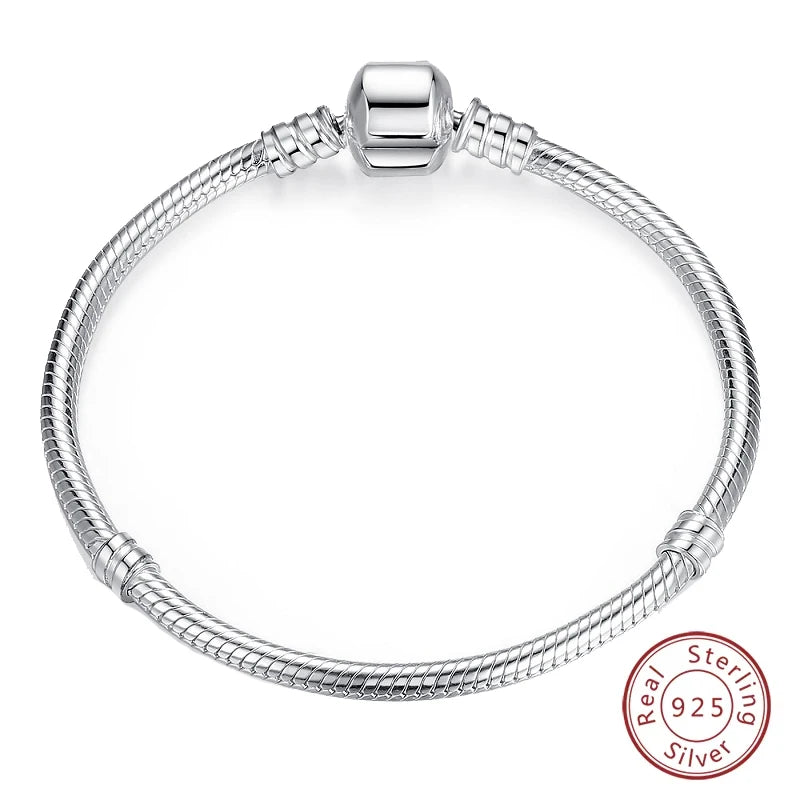 925 Sterling zilveren “Forever Love” hartarmband – Ster, maan, vliegtuig & aarde charms voor dames