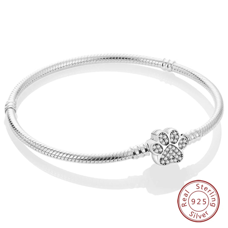 925 Sterling zilveren “Forever Love” hartarmband – Ster, maan, vliegtuig & aarde charms voor dames
