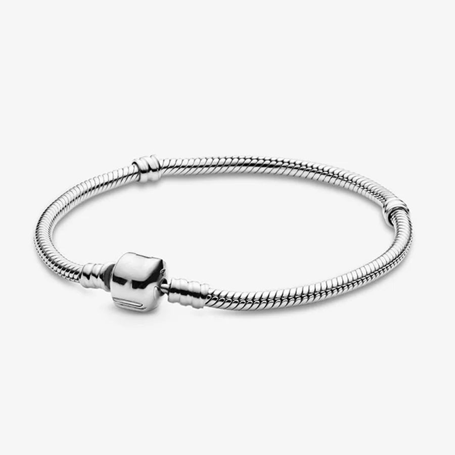 Disney geïnspireerde 925 zilverkleurige bedelarmband – Luxe armband met natuursteen & charms voor dames